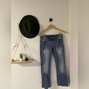 Ladies Silver Jeans Tuesdays Distressed